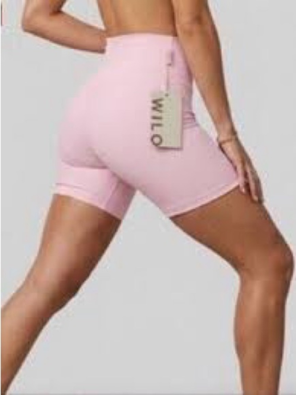 Wilo the Label Ribbed High Waist Bike Shorts